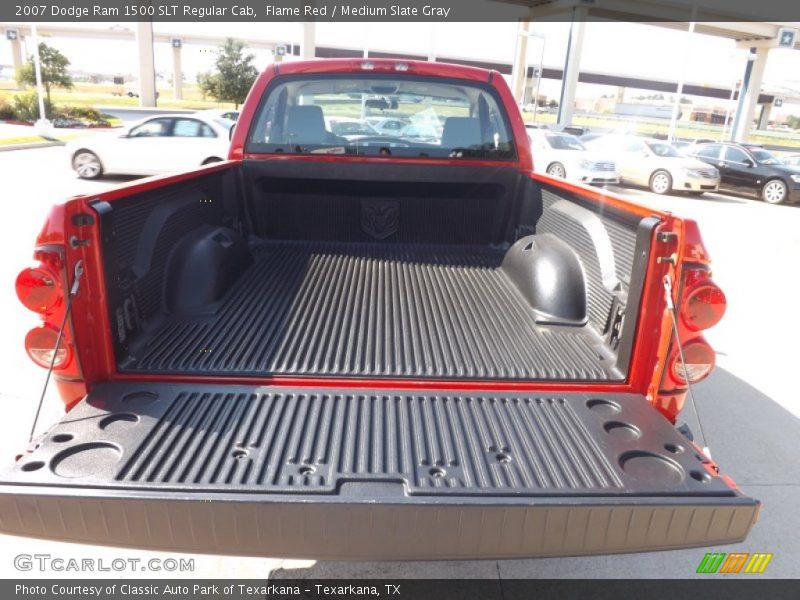 Flame Red / Medium Slate Gray 2007 Dodge Ram 1500 SLT Regular Cab