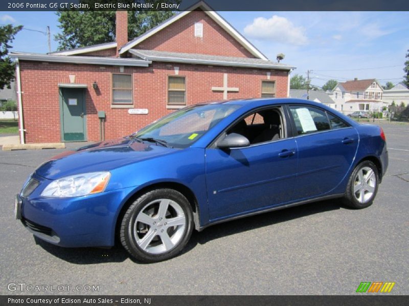 Electric Blue Metallic / Ebony 2006 Pontiac G6 GT Sedan