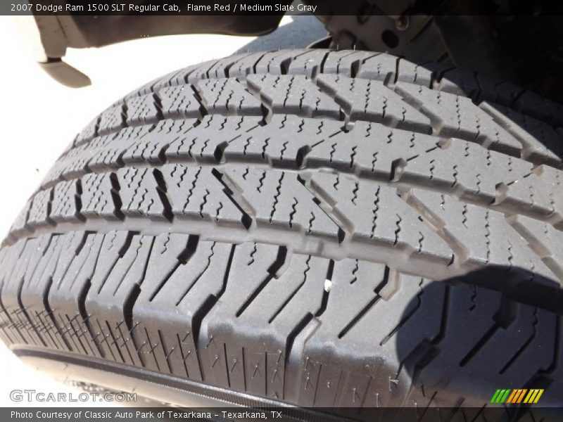 Flame Red / Medium Slate Gray 2007 Dodge Ram 1500 SLT Regular Cab
