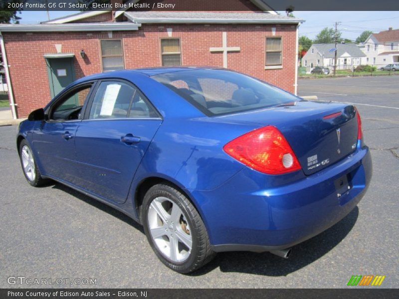 Electric Blue Metallic / Ebony 2006 Pontiac G6 GT Sedan