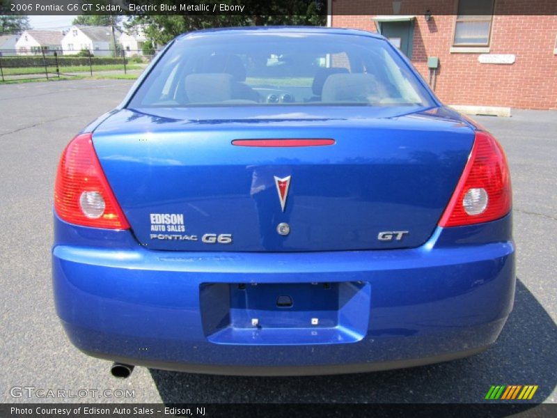 Electric Blue Metallic / Ebony 2006 Pontiac G6 GT Sedan