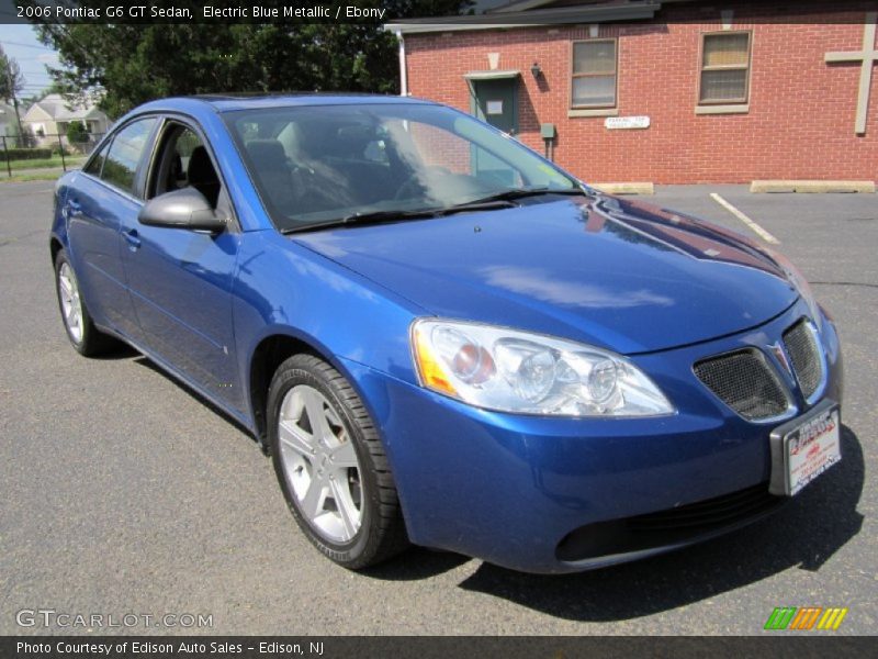 Electric Blue Metallic / Ebony 2006 Pontiac G6 GT Sedan