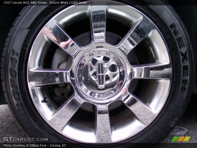 Oxford White / Light Stone 2007 Lincoln MKZ AWD Sedan