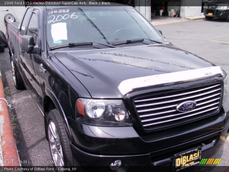 Black / Black 2006 Ford F150 Harley-Davidson SuperCab 4x4