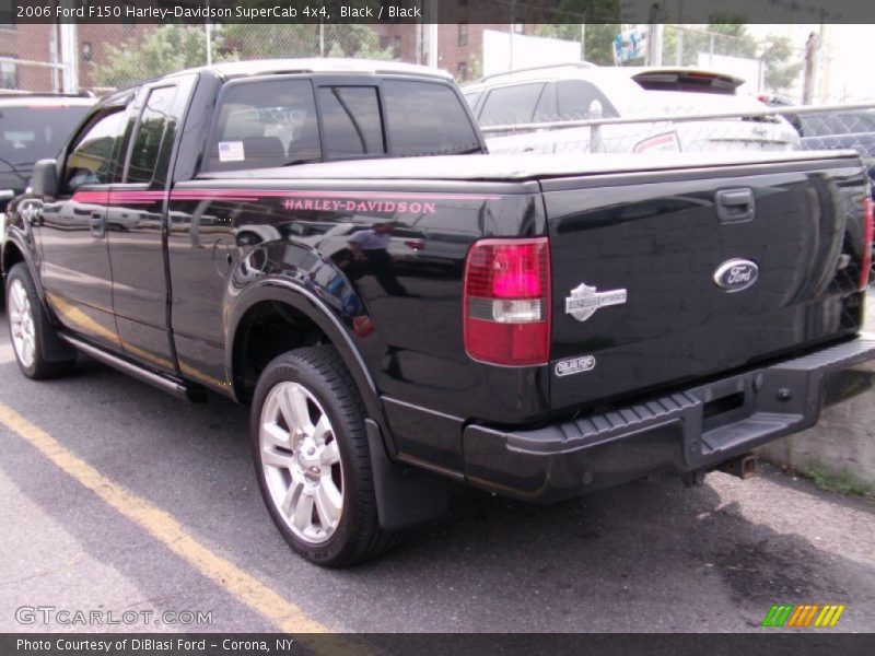 Black / Black 2006 Ford F150 Harley-Davidson SuperCab 4x4