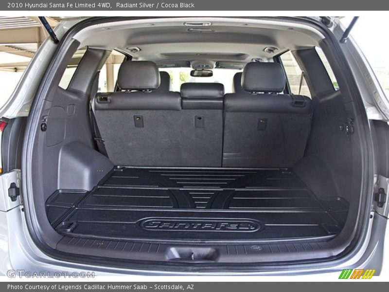 Radiant Silver / Cocoa Black 2010 Hyundai Santa Fe Limited 4WD