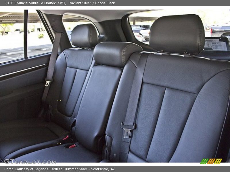 Radiant Silver / Cocoa Black 2010 Hyundai Santa Fe Limited 4WD