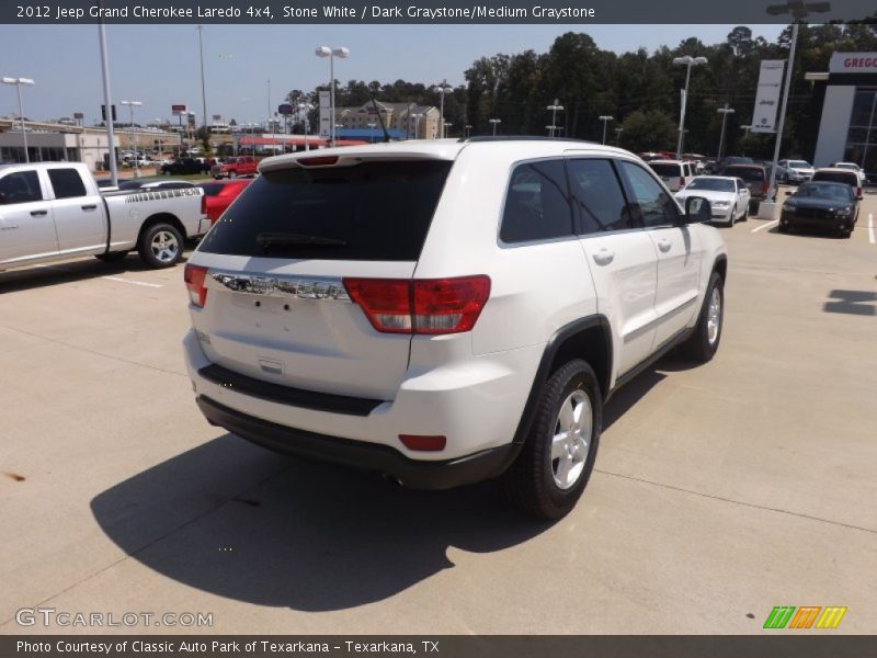 Stone White / Dark Graystone/Medium Graystone 2012 Jeep Grand Cherokee Laredo 4x4
