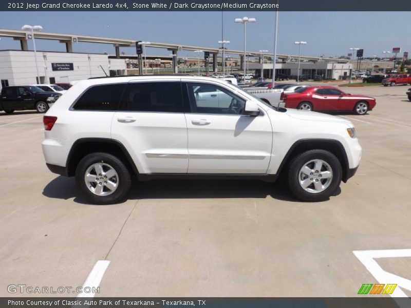 Stone White / Dark Graystone/Medium Graystone 2012 Jeep Grand Cherokee Laredo 4x4