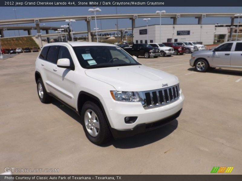Stone White / Dark Graystone/Medium Graystone 2012 Jeep Grand Cherokee Laredo 4x4