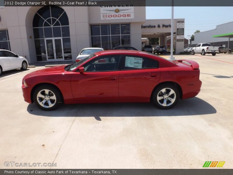 Redline 3-Coat Pearl / Black 2012 Dodge Charger SE