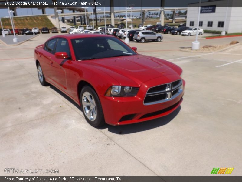 Redline 3-Coat Pearl / Black 2012 Dodge Charger SE