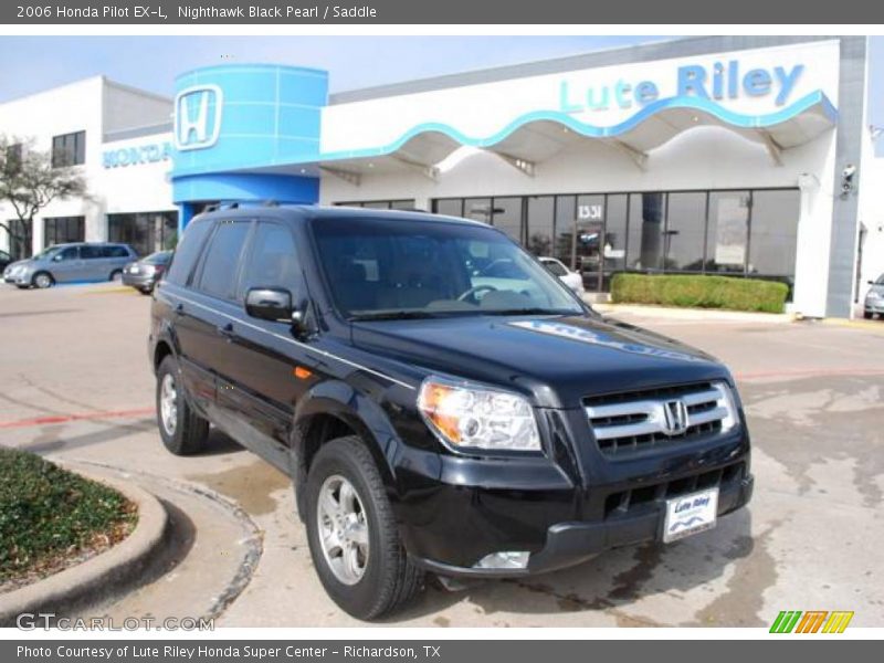 Nighthawk Black Pearl / Saddle 2006 Honda Pilot EX-L