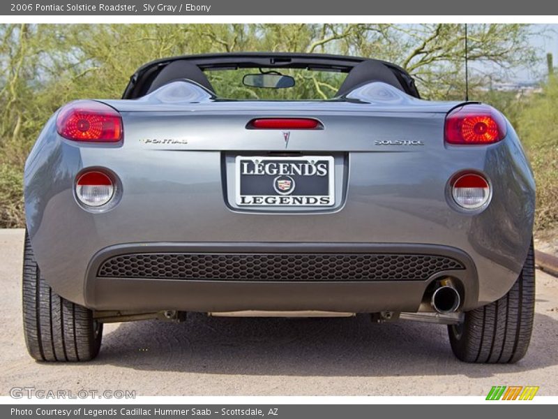 Sly Gray / Ebony 2006 Pontiac Solstice Roadster