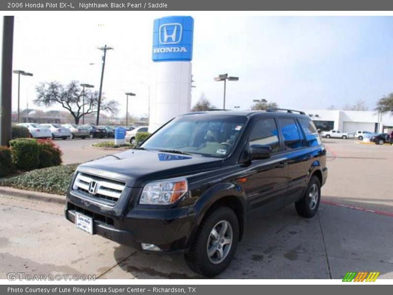 Nighthawk Black Pearl / Saddle 2006 Honda Pilot EX-L