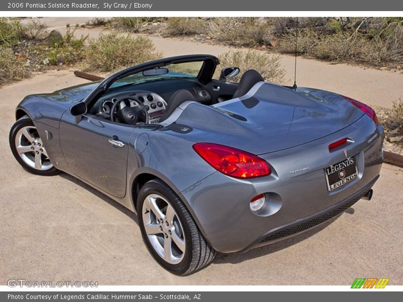Sly Gray / Ebony 2006 Pontiac Solstice Roadster