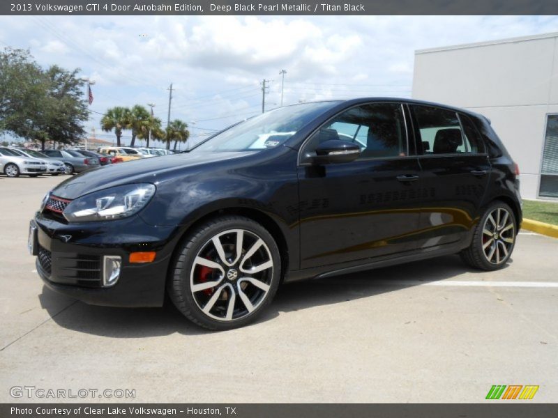 Deep Black Pearl Metallic / Titan Black 2013 Volkswagen GTI 4 Door Autobahn Edition