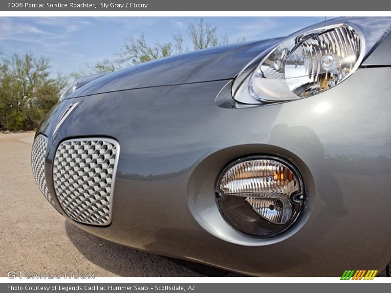 Sly Gray / Ebony 2006 Pontiac Solstice Roadster