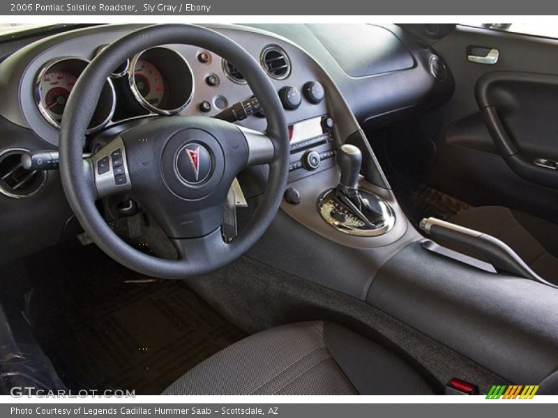 Ebony Interior - 2006 Solstice Roadster 