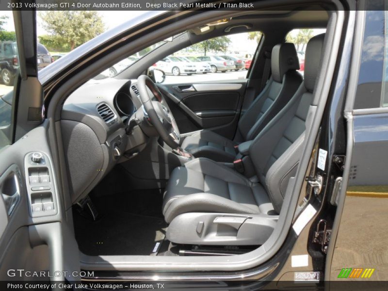 Deep Black Pearl Metallic / Titan Black 2013 Volkswagen GTI 4 Door Autobahn Edition