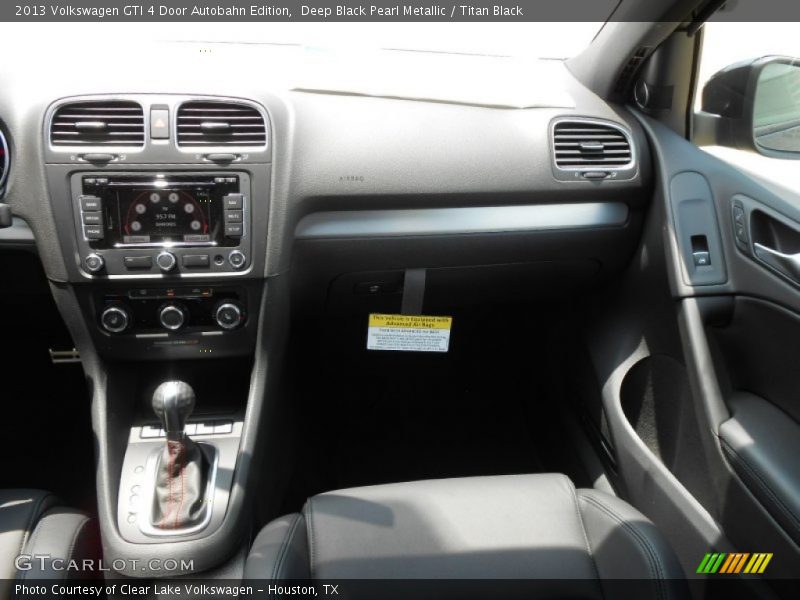 Deep Black Pearl Metallic / Titan Black 2013 Volkswagen GTI 4 Door Autobahn Edition