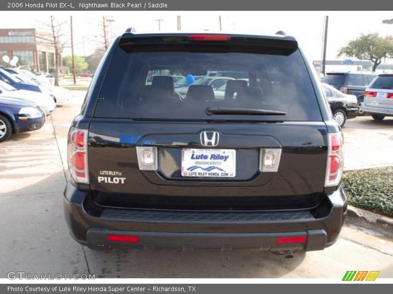 Nighthawk Black Pearl / Saddle 2006 Honda Pilot EX-L