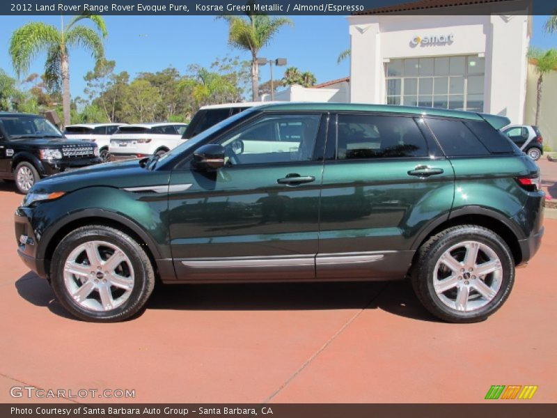  2012 Range Rover Evoque Pure Kosrae Green Metallic