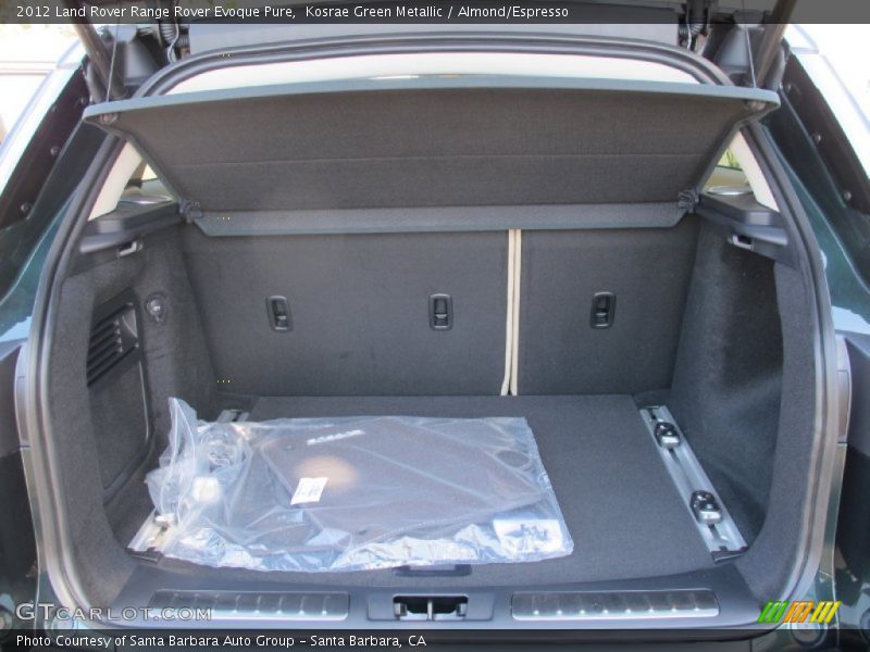  2012 Range Rover Evoque Pure Trunk