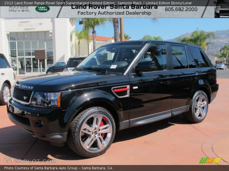 Santorini Black / Limited Edition Ebony/Lunar 2013 Land Rover Range Rover Sport Supercharged Limited Edition