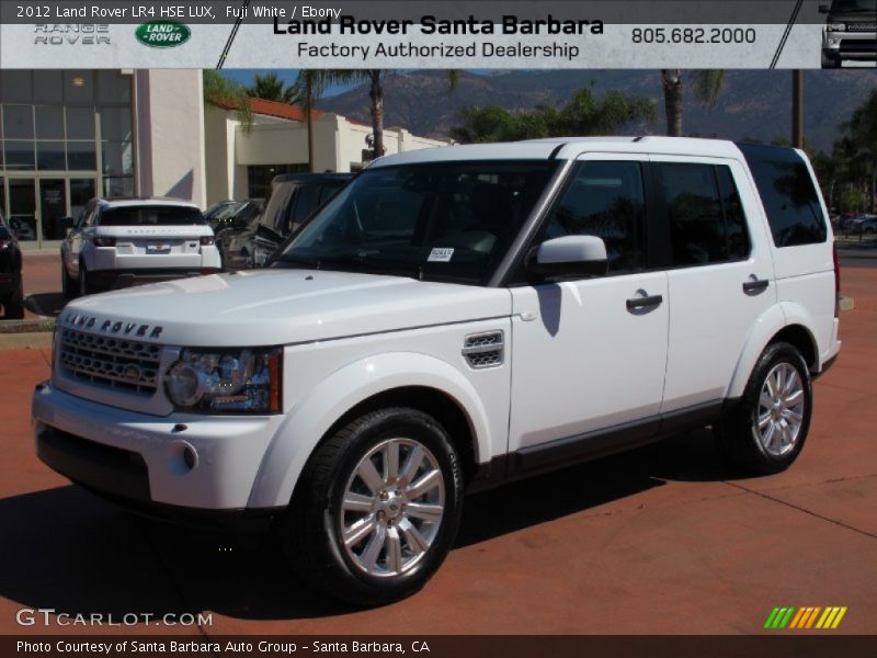 Fuji White / Ebony 2012 Land Rover LR4 HSE LUX