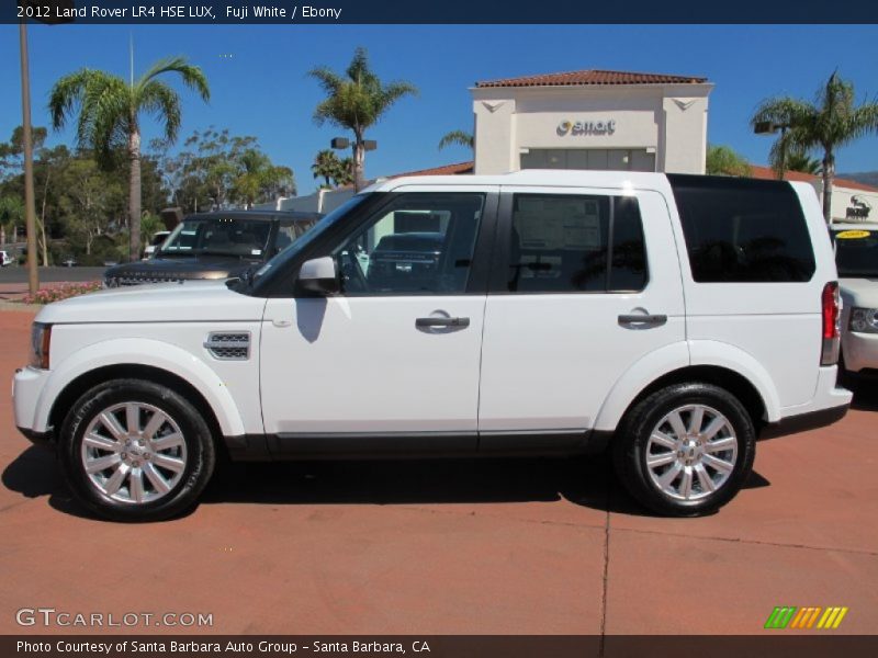 Fuji White / Ebony 2012 Land Rover LR4 HSE LUX
