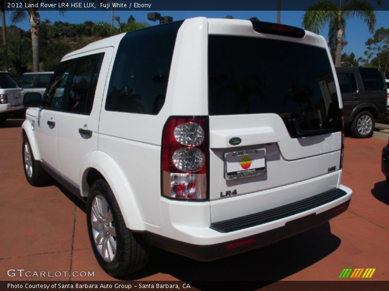 Fuji White / Ebony 2012 Land Rover LR4 HSE LUX