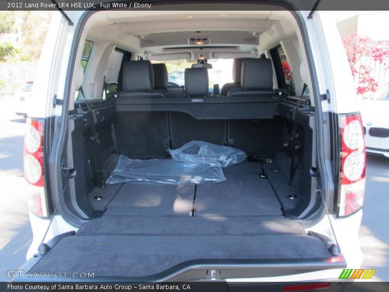 Fuji White / Ebony 2012 Land Rover LR4 HSE LUX