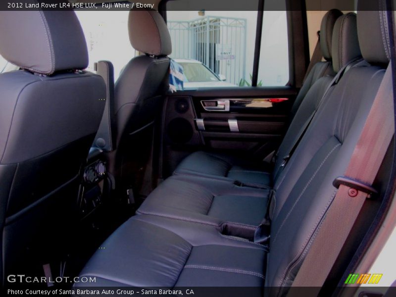 Fuji White / Ebony 2012 Land Rover LR4 HSE LUX