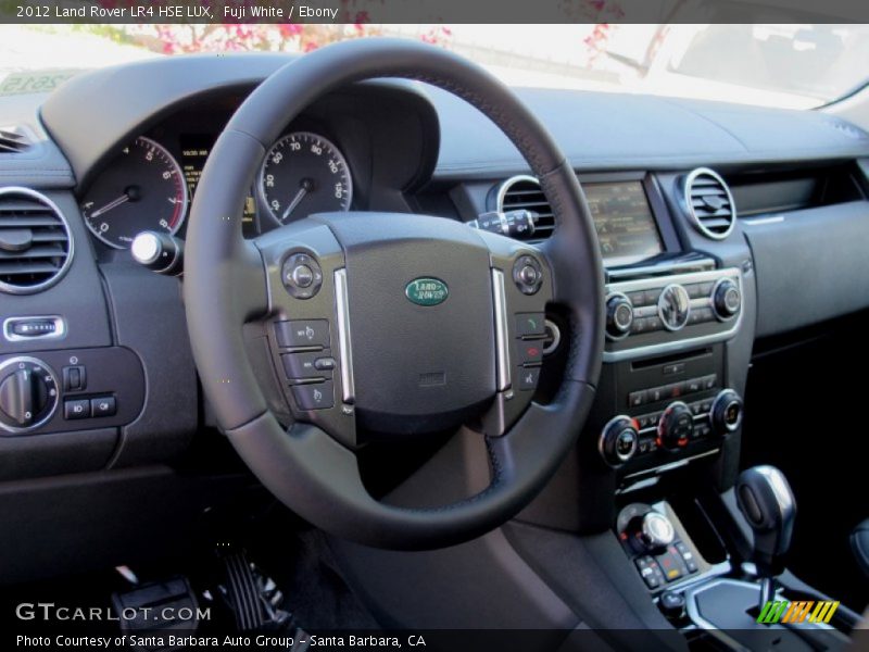 Fuji White / Ebony 2012 Land Rover LR4 HSE LUX