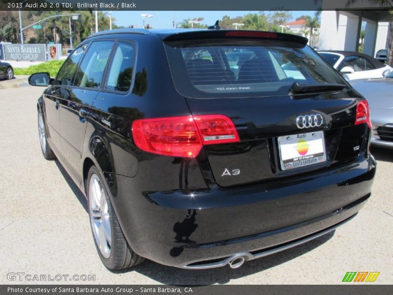 Brilliant Black / Black 2013 Audi A3 2.0 TDI