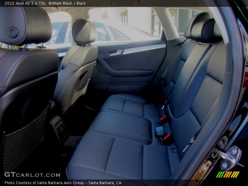 Rear Seat of 2013 A3 2.0 TDI