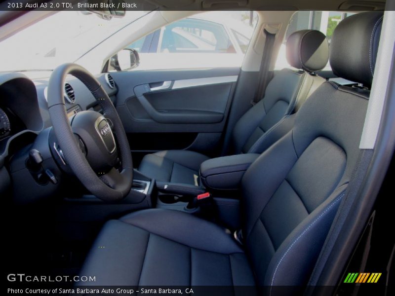 Front Seat of 2013 A3 2.0 TDI