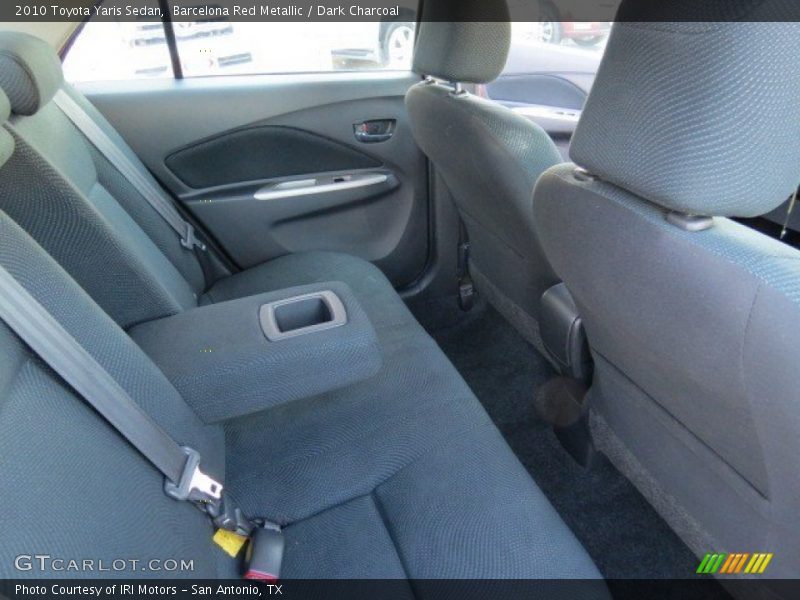 Barcelona Red Metallic / Dark Charcoal 2010 Toyota Yaris Sedan