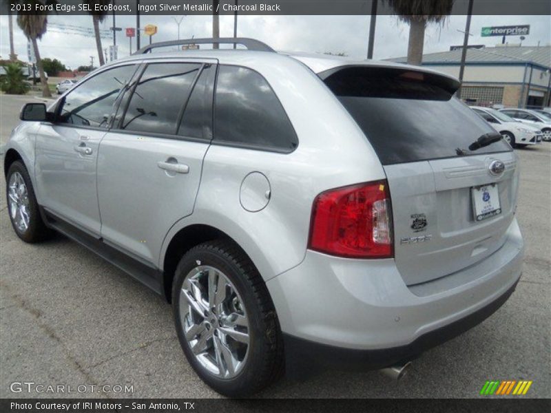 Ingot Silver Metallic / Charcoal Black 2013 Ford Edge SEL EcoBoost