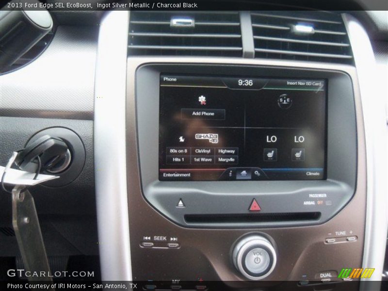 Ingot Silver Metallic / Charcoal Black 2013 Ford Edge SEL EcoBoost