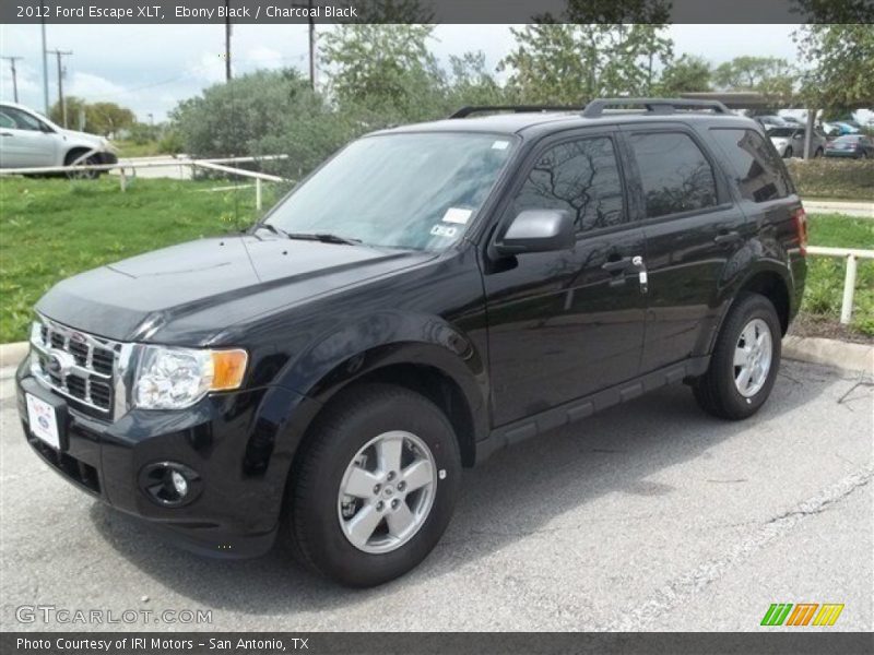 Ebony Black / Charcoal Black 2012 Ford Escape XLT