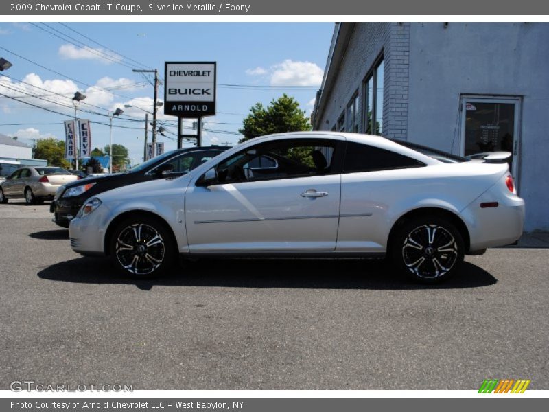 Silver Ice Metallic / Ebony 2009 Chevrolet Cobalt LT Coupe