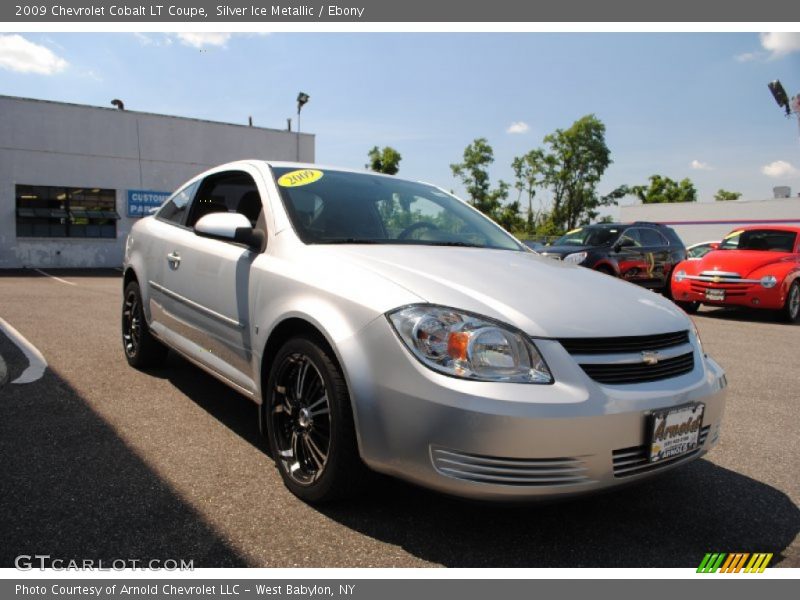 Silver Ice Metallic / Ebony 2009 Chevrolet Cobalt LT Coupe