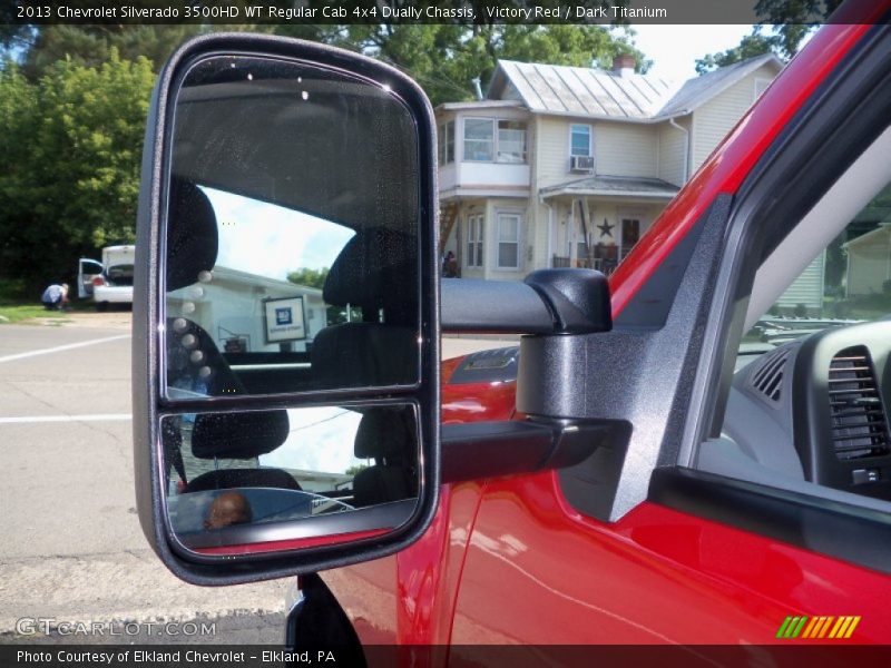 Victory Red / Dark Titanium 2013 Chevrolet Silverado 3500HD WT Regular Cab 4x4 Dually Chassis