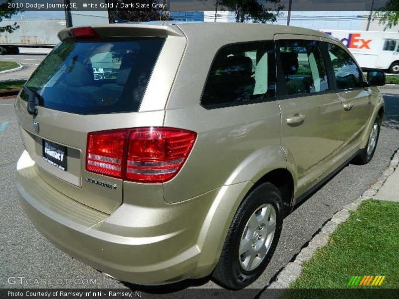 White Gold / Dark Slate Gray 2010 Dodge Journey SE