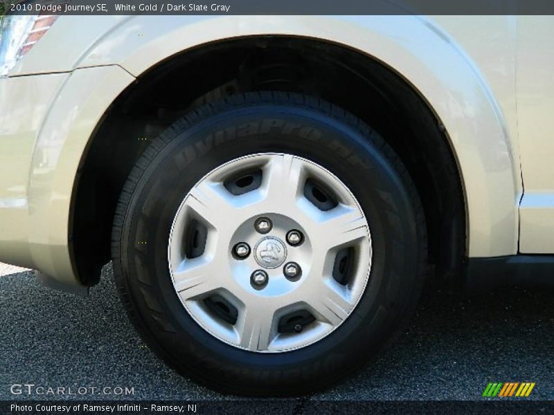 White Gold / Dark Slate Gray 2010 Dodge Journey SE