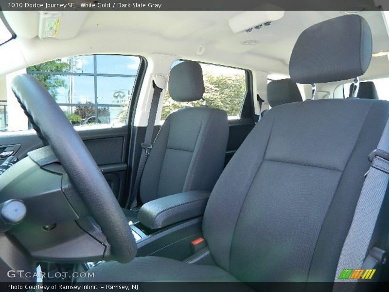 White Gold / Dark Slate Gray 2010 Dodge Journey SE