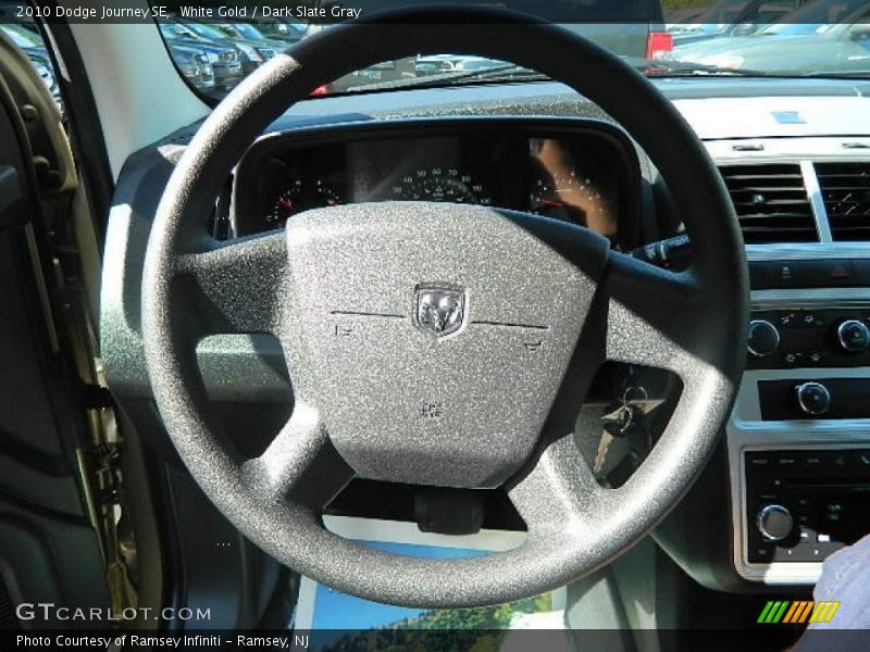 White Gold / Dark Slate Gray 2010 Dodge Journey SE