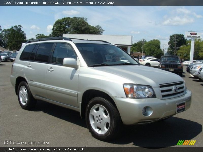 Millenium Silver Metallic / Ash Gray 2007 Toyota Highlander Limited 4WD